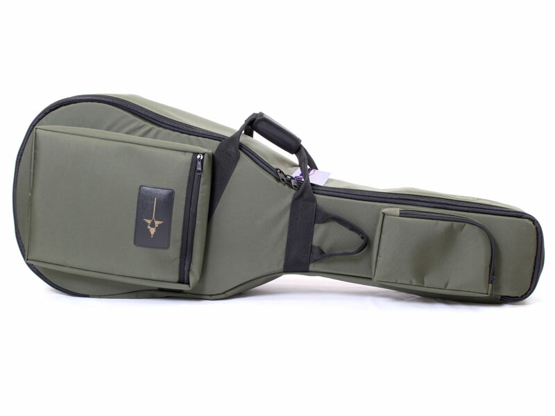 NAZCA ナスカケース Maton 808用ケース Khaki カーキ 足ゴム無し メイトンギター 808シェイプ用 日本製