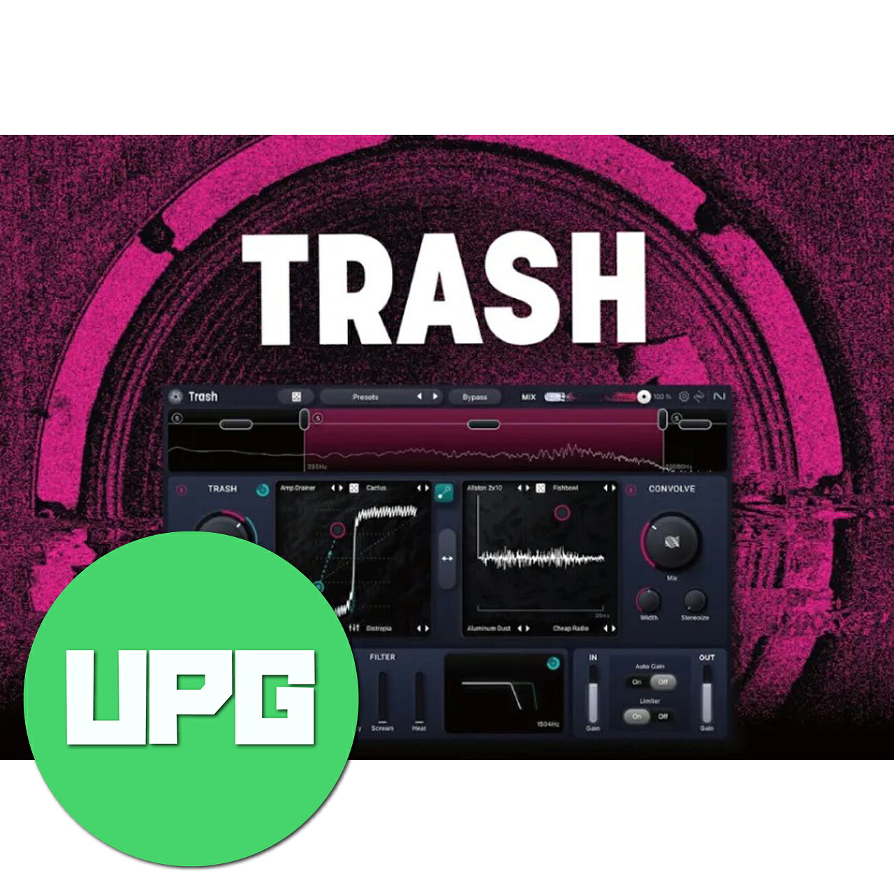 iZotope Trash Upgrade from previous versions of Trash, Music Production Suite, and Everything Bundle｜ワタナベ楽器　ＳＨＯＰ