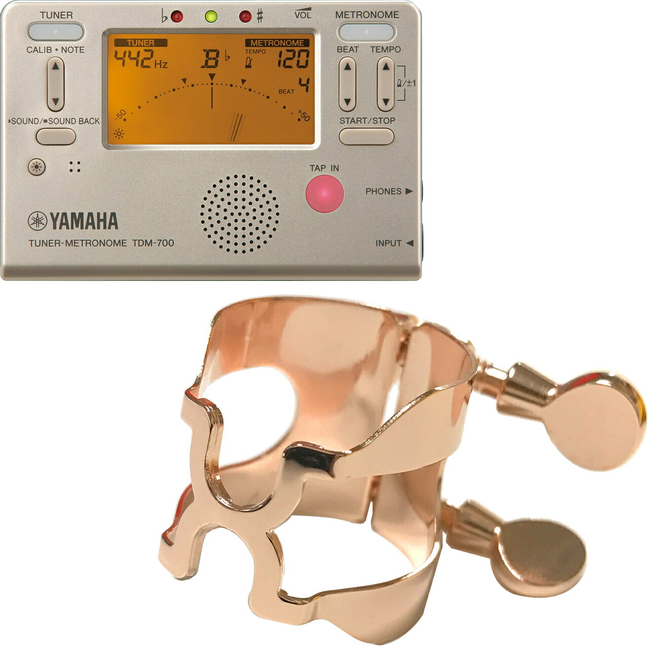 楽天市場】HARRISON ハリソン リガチャー テナーサックス TO ピンク