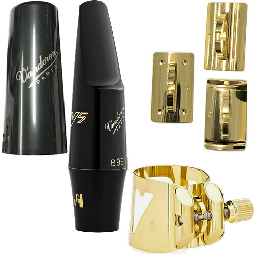 vandoren バンドーレン SM434 バリトンサックス ラバー マウスピース B95 V5 JAZZ ジャズ baritone sax mouthpieces OPTIMUMリガチャー セット A　北海道 沖縄 離島不可｜ワタナベ楽器　ＳＨＯＰ