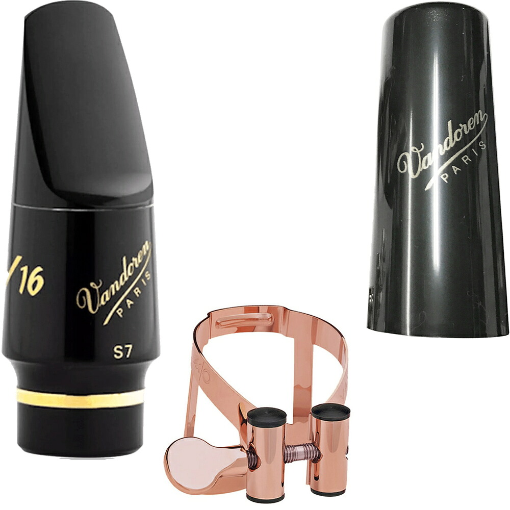 vandoren バンドーレン SM803 ソプラノサックス S7 マウスピース V16 ラバー Soprano saxophone Mouthpieces MOリガチャー セット E　北海道 沖縄 離島不可｜ワタナベ楽器　ＳＨＯＰ