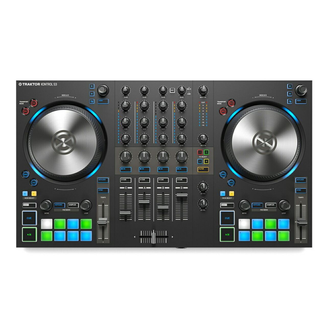 DJ機材 Native instruments Traktor Kontrol S4 DJ Native Instruments Traktor Kontrol S4 MK3 4-channel DJ