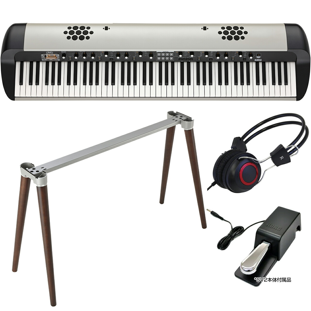 楽天市場】KORG コルグ / SV2-73S【純正ケース・スタンドセット