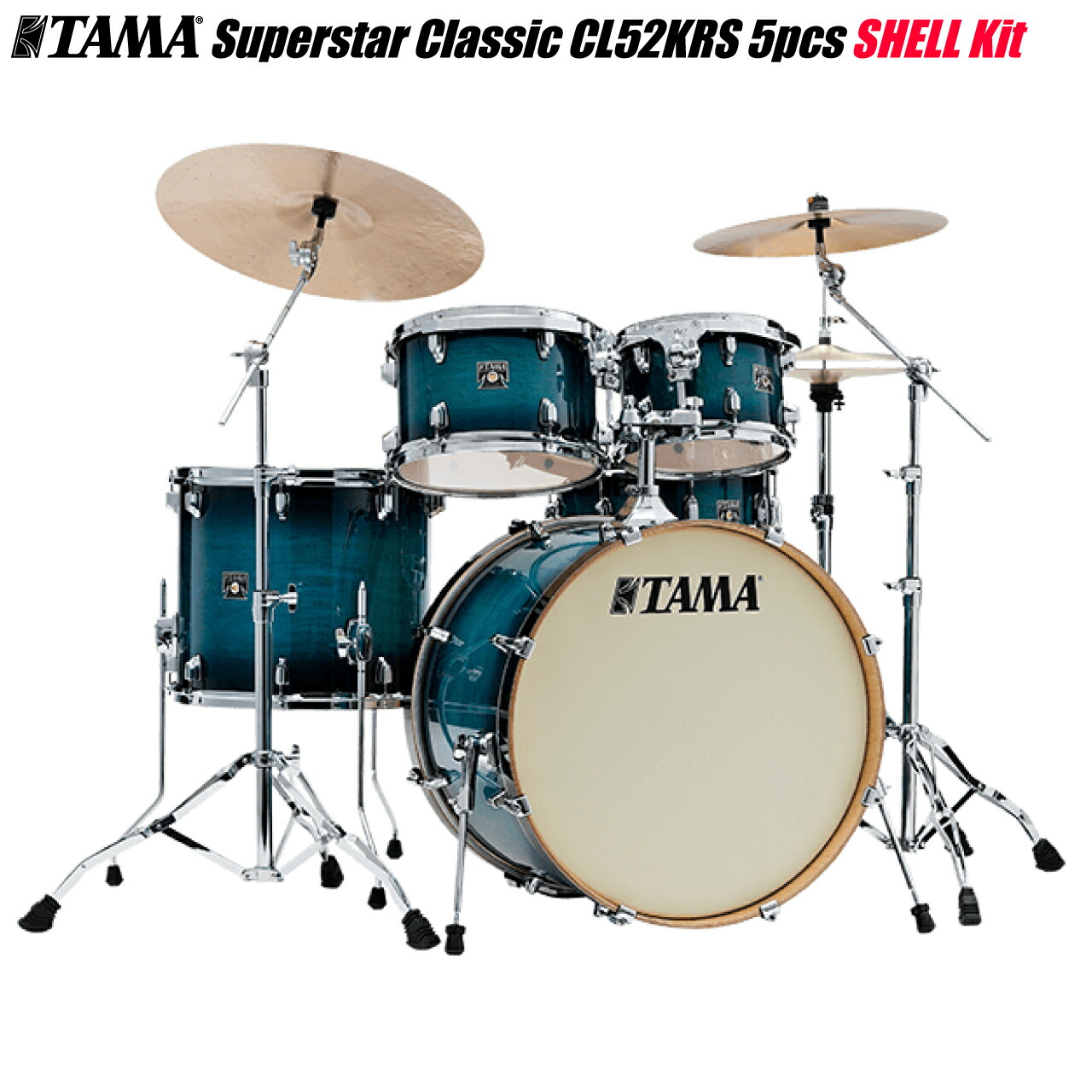 楽天市場】TAMA タマ Superstar Classic Drum Kits CL52KRSP GHP 