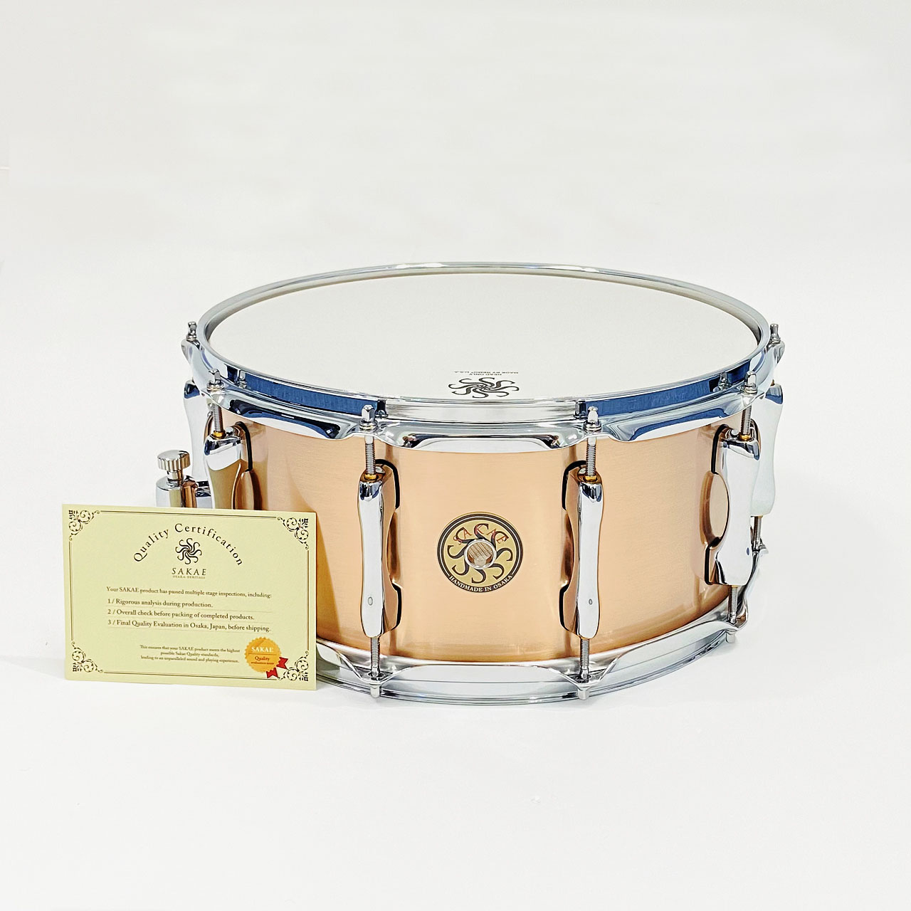 SAKAE OSAKA HERITAGE SDM1465PBJ JAPAN CUSTOM PHOSPHOR BRONZE 箱ボロアウトレット スネア ドラム【SDM1465PBJ】【 タイムセール 在庫有り 春特価 】 フォスファーブロンズ