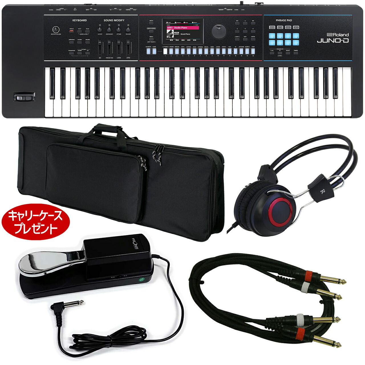 Roland JUNO-D キーボード シンセサイザー ケース・説明書付 楽天市場】Roland ローランド / JUNO-D6 [背負えるキーボード