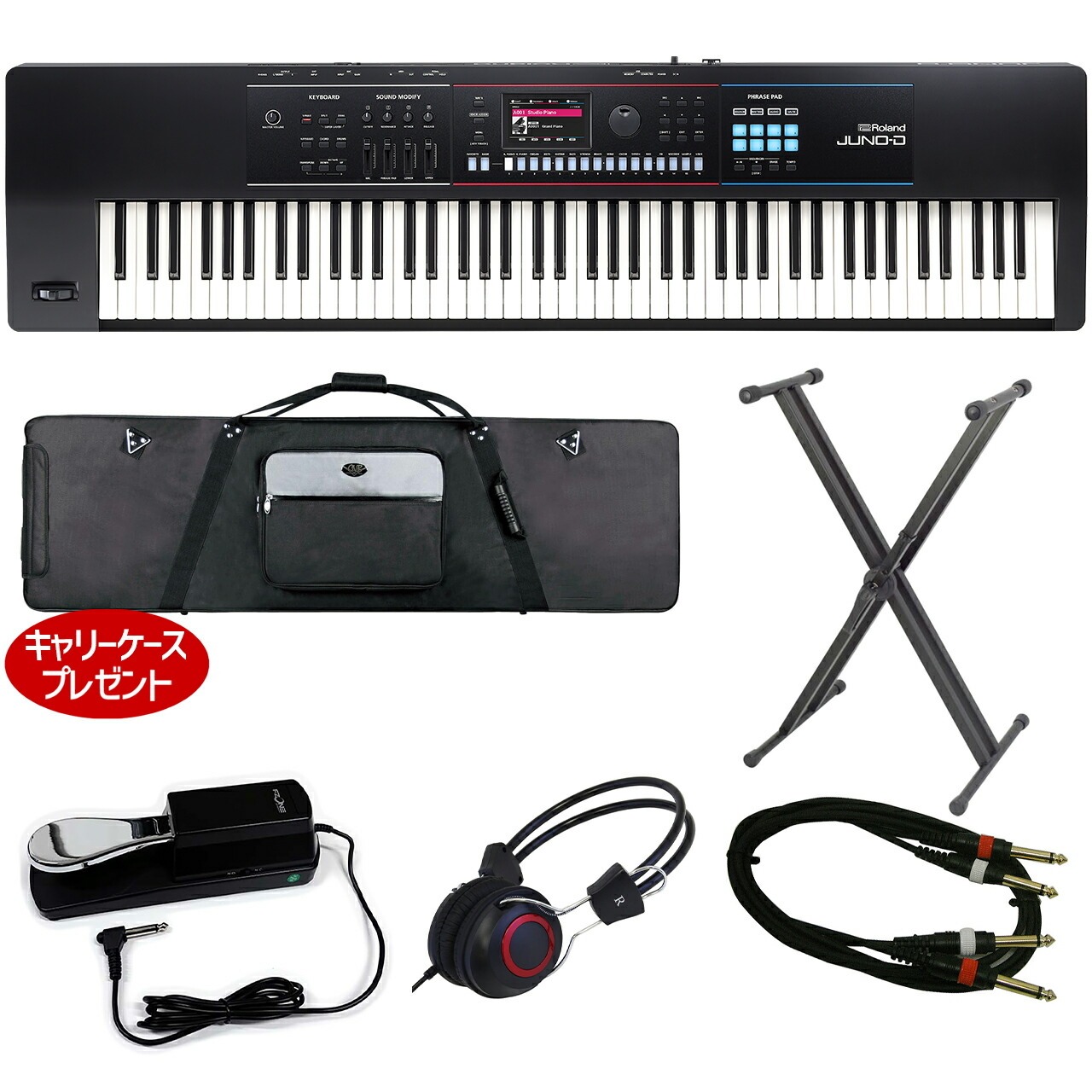 Roland JUNO-Di シンセサイザー & キーボードスタンド Roland ローランド / JUNO-D7[Z型キーボードスタンド セット
