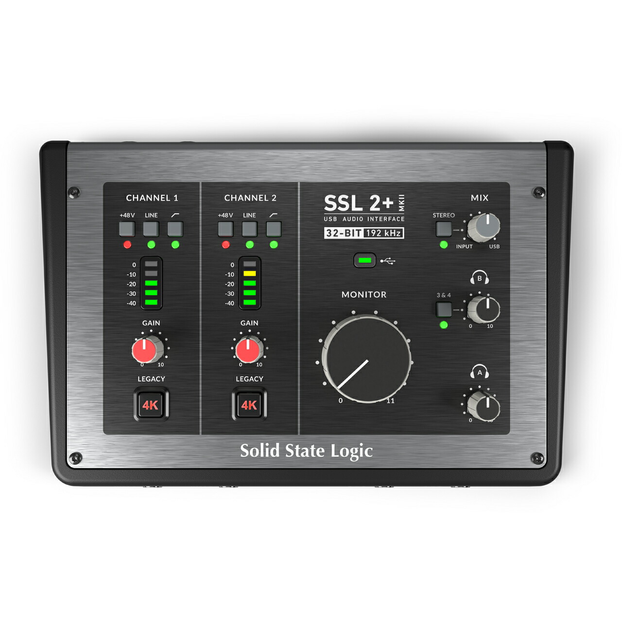 Solid State Logic SSL 2+ MK2 オーディオインターフェイス【台数限定特価】