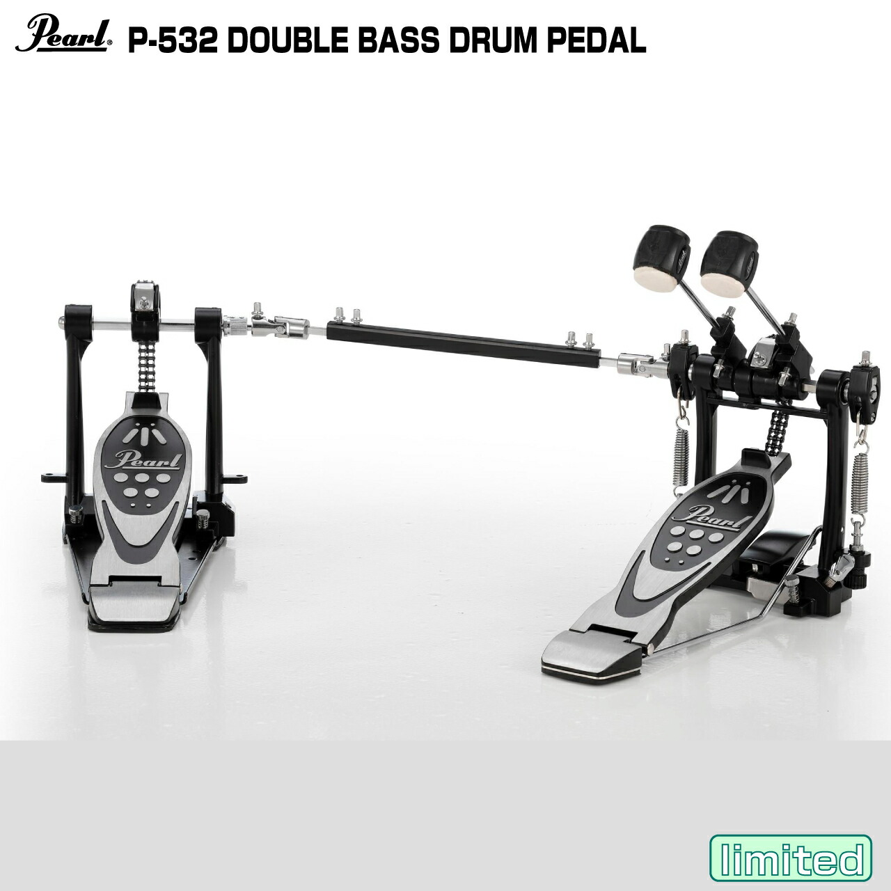 Pearl パール 即納可能 P-532 P532 ドラム ペダル キックペダル ツイン ダブルチェーン【P-532】【在庫有り 】 安い コスパ 初心者 ビギナー