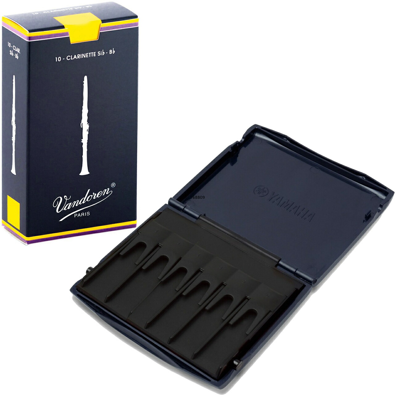 【メール便出荷品】 vandoren バンドーレン CR1025 B♭ クラリネット リード 2.5 トラディショナル 2-1/2 バラ 10枚 Bb soprano clarinet traditional reed ヤマハリードケース セット　北海道 沖縄 離島不可