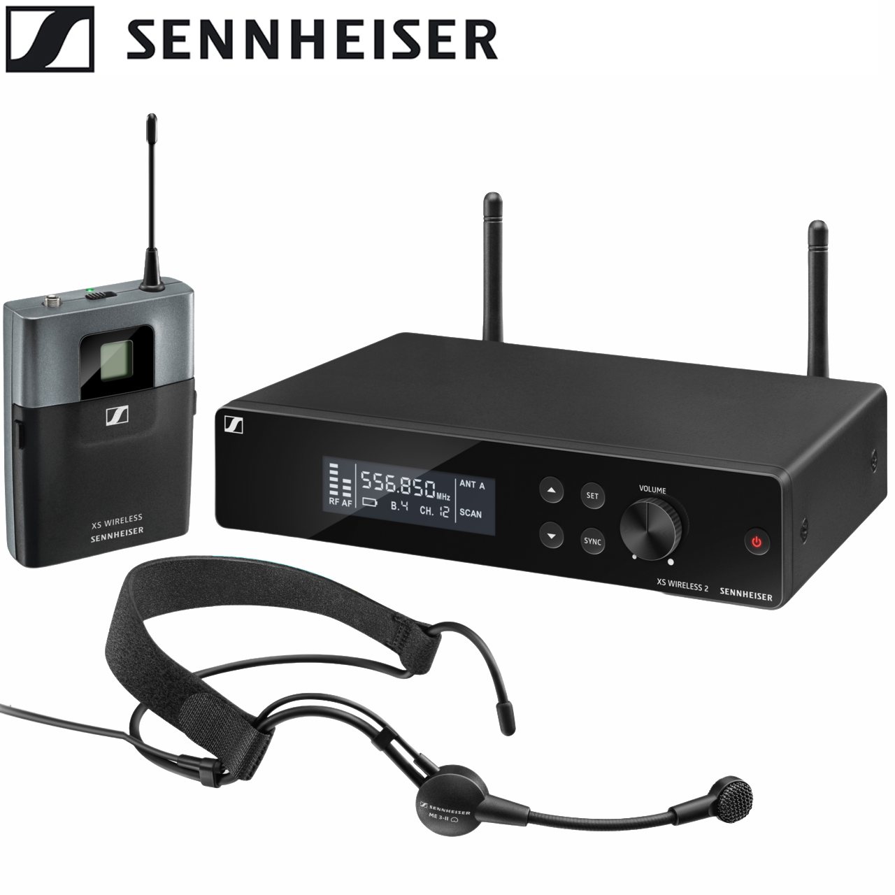 SENNHEISER ゼンハイザー XSW 2-ME3-JB ◆ ワイヤレスマイクシステム ヘッドセット ME 3-II 付属【4月11日時点、在庫あり 】 ［ ワイヤレスシステム ］