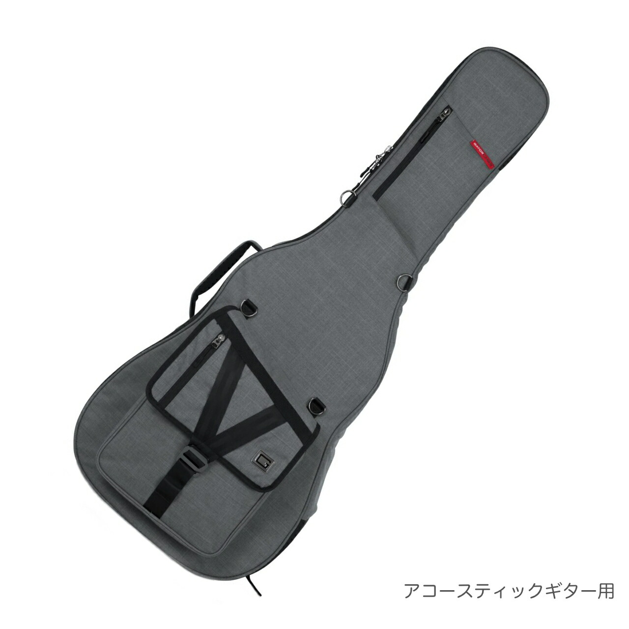 GATOR ゲイター アコースティックギター用 ケース GT-ACOUSTIC-GRY Transit ドレッドノート ギグバッグ グレー 灰色