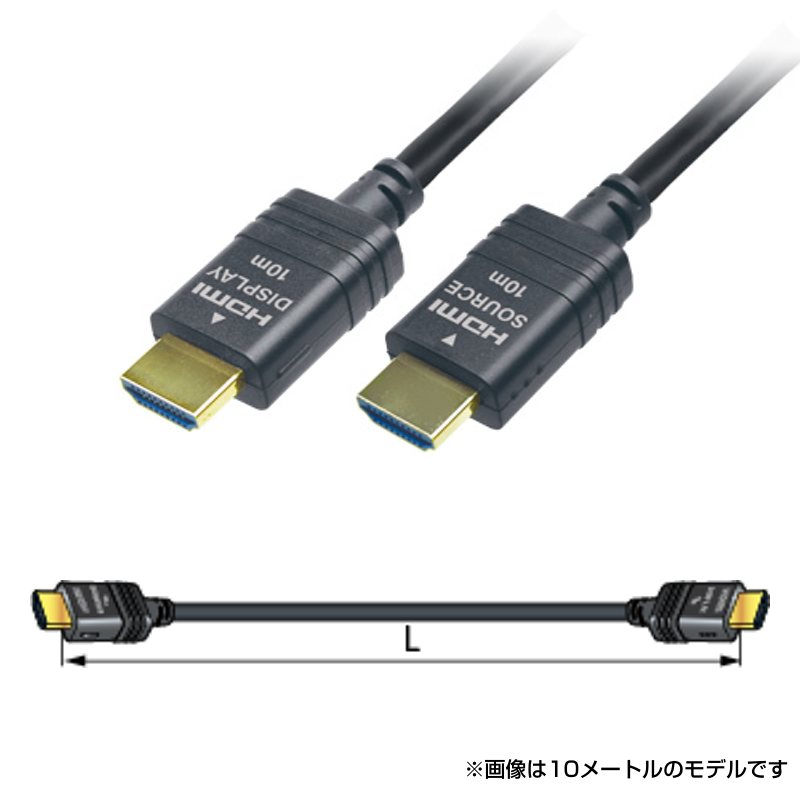 CANARE カナレ HDM50P-A6 50m ◆ 50メートル 光ファイバ HDMI ケーブル 黒色