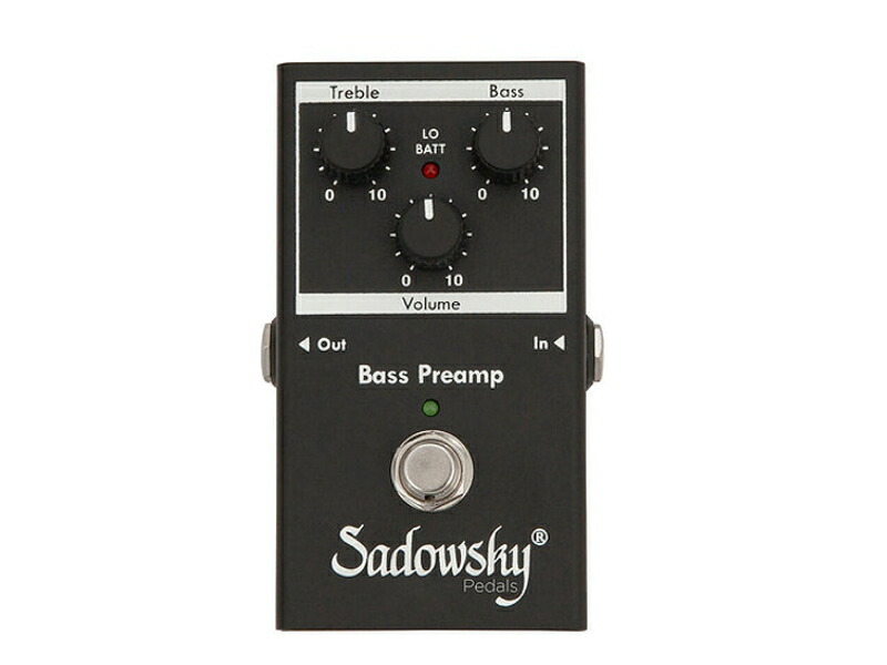 Sadowsky SAC ELE ONBOARD BP4K 4ノブ new】Sadowsky / BASS PREAMP SAC ELE ONBOARD BP4K【横浜店