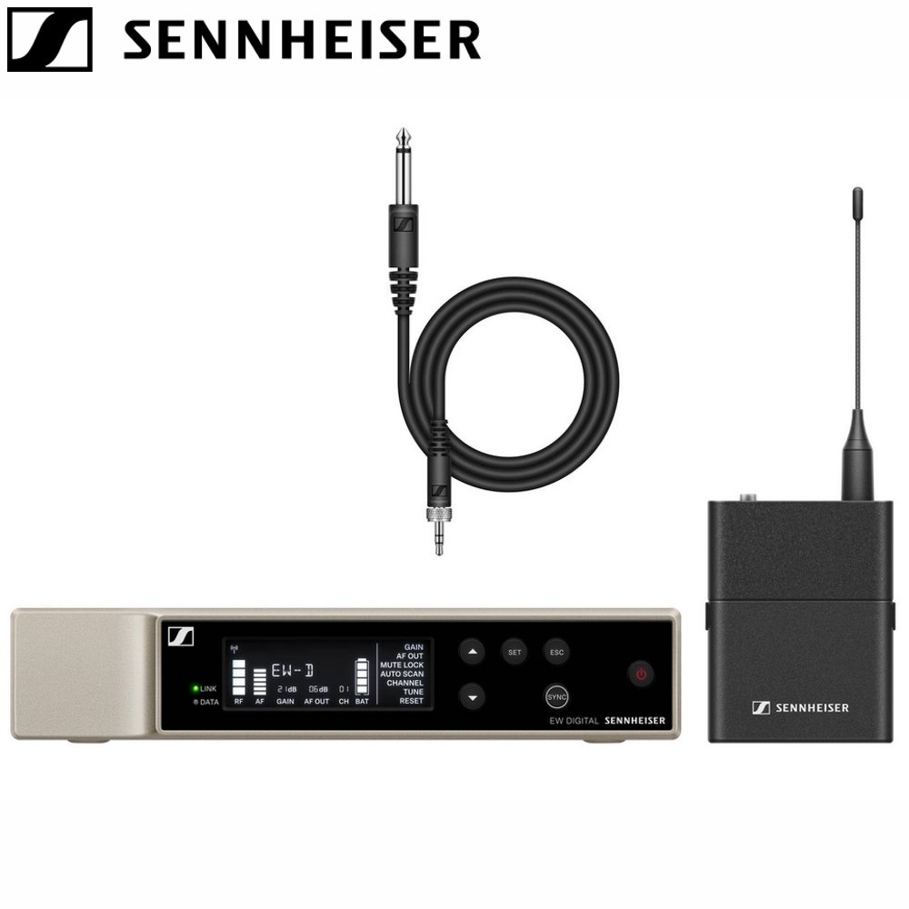 SENNHEISER ゼンハイザー EW-D CI1 SET (T12) ◆ ワイヤレスマイクシステム インストゥルメントセット 楽器用ケーブル CI 1-N付属【EWD CI1 SET】【4月11日時点、在庫あり 】