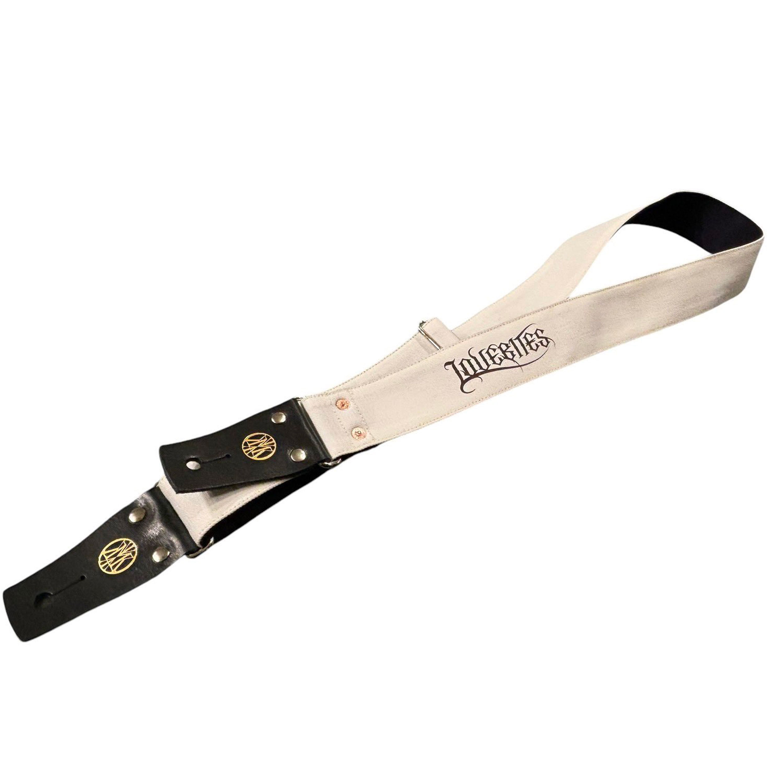 Grande uomo miyako Logo White Denim Strap LOVEBITES Miyako Model ギターストラップ ラヴバイツ シグネチャー 白 ホワイト デニム 13,376円
