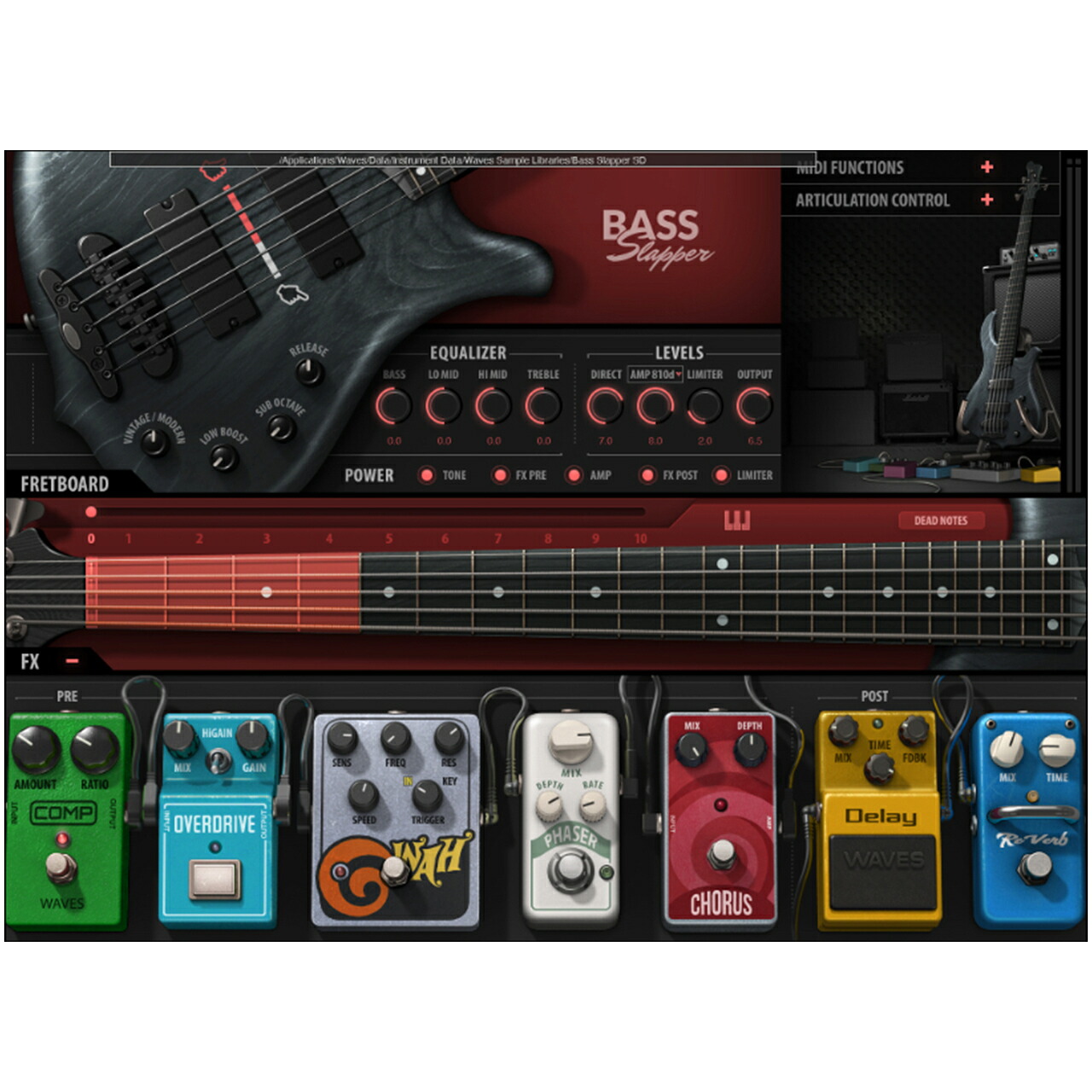 WAVES ウェイブス Bass Slapper プラグインエフェクト DAW DTM【BSSLAPP】