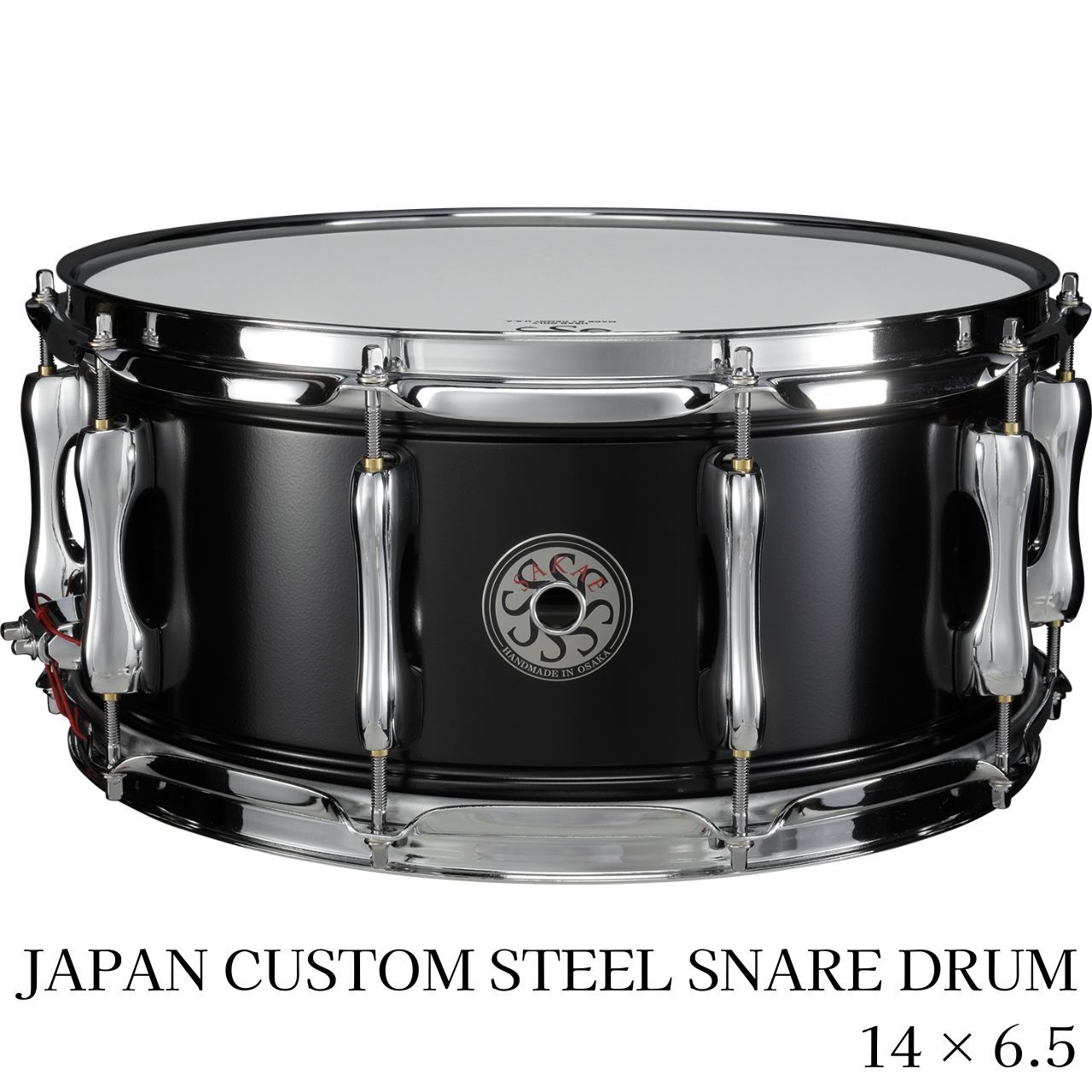楽天市場】SAKAE スネアドラム SDM1455STJ（14”x5.5”） スチール