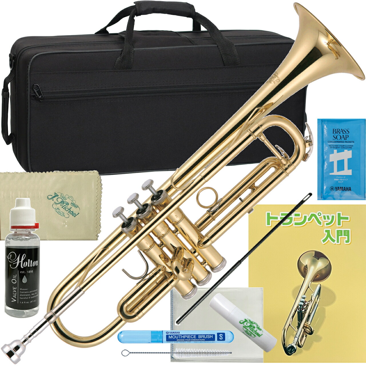 J.Michael TR-200 マイケルトランペット ゴールド ケース付き TR-200 | Jマイケル | マックコーポレーション