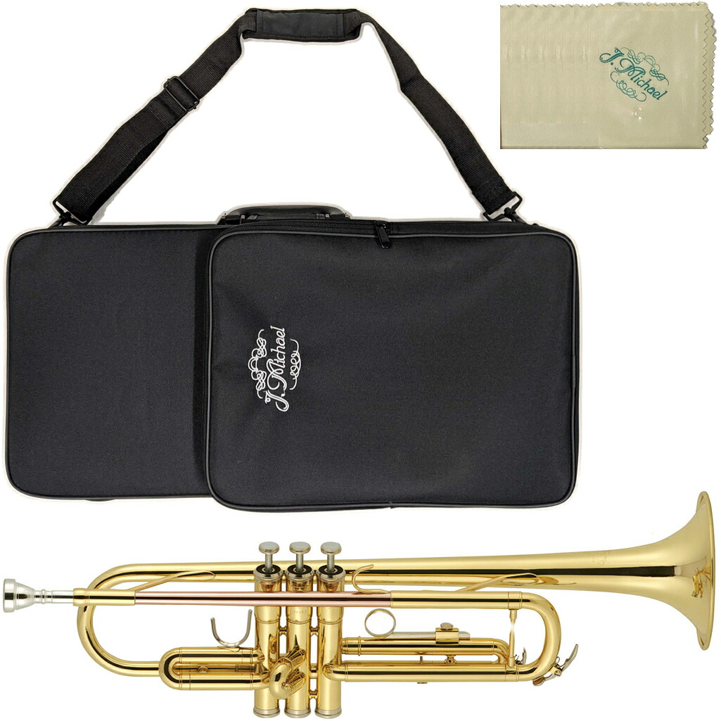 J.Michael トランペット 3年保証】 J.Michael TR-380 トランペット 初心者 入門 7点