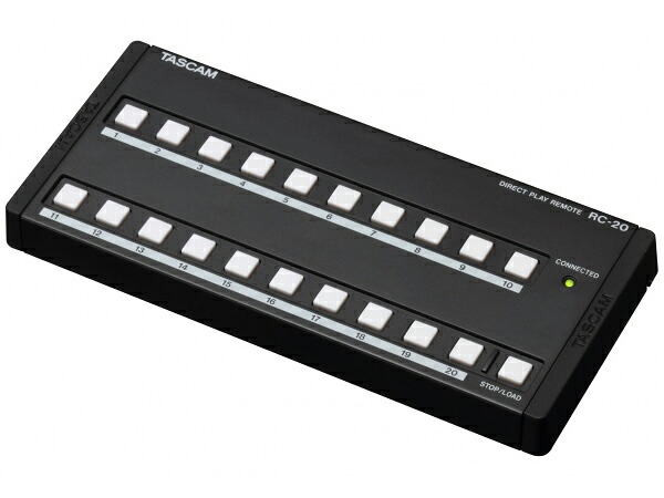TASCAM タスカム RC-20 ◆ ダイレクトプレイリモートコントローラー【7月17日時点、在庫あり 】｜ワタナベ楽器　ＳＨＯＰ