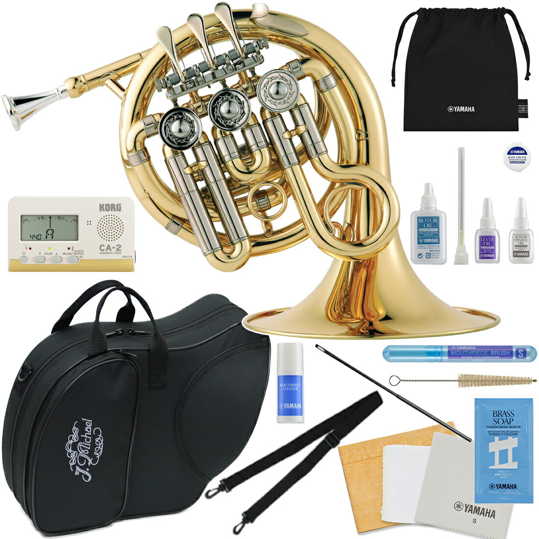 楽天市場】J Michael Jマイケル PFH-550S ポケットホルン 銀