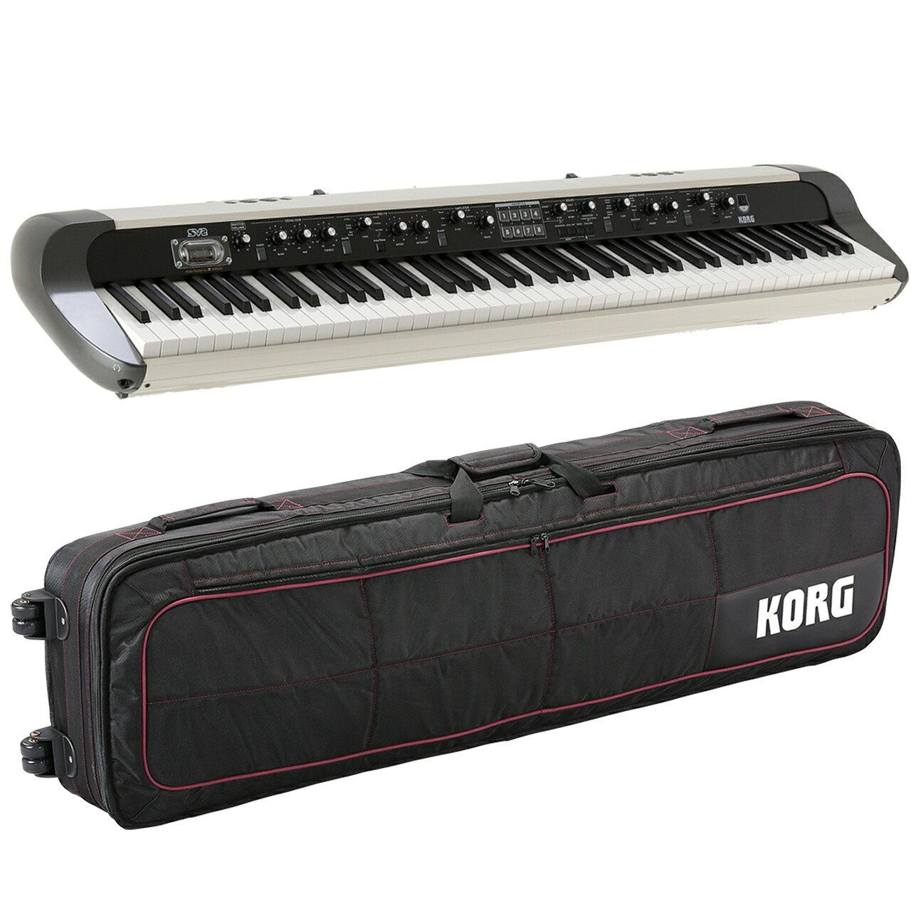 KORG コルグ ステージピアノ 電子ピアノ デジタルピアノ SV2-88S 専用ケースセット 88鍵盤
