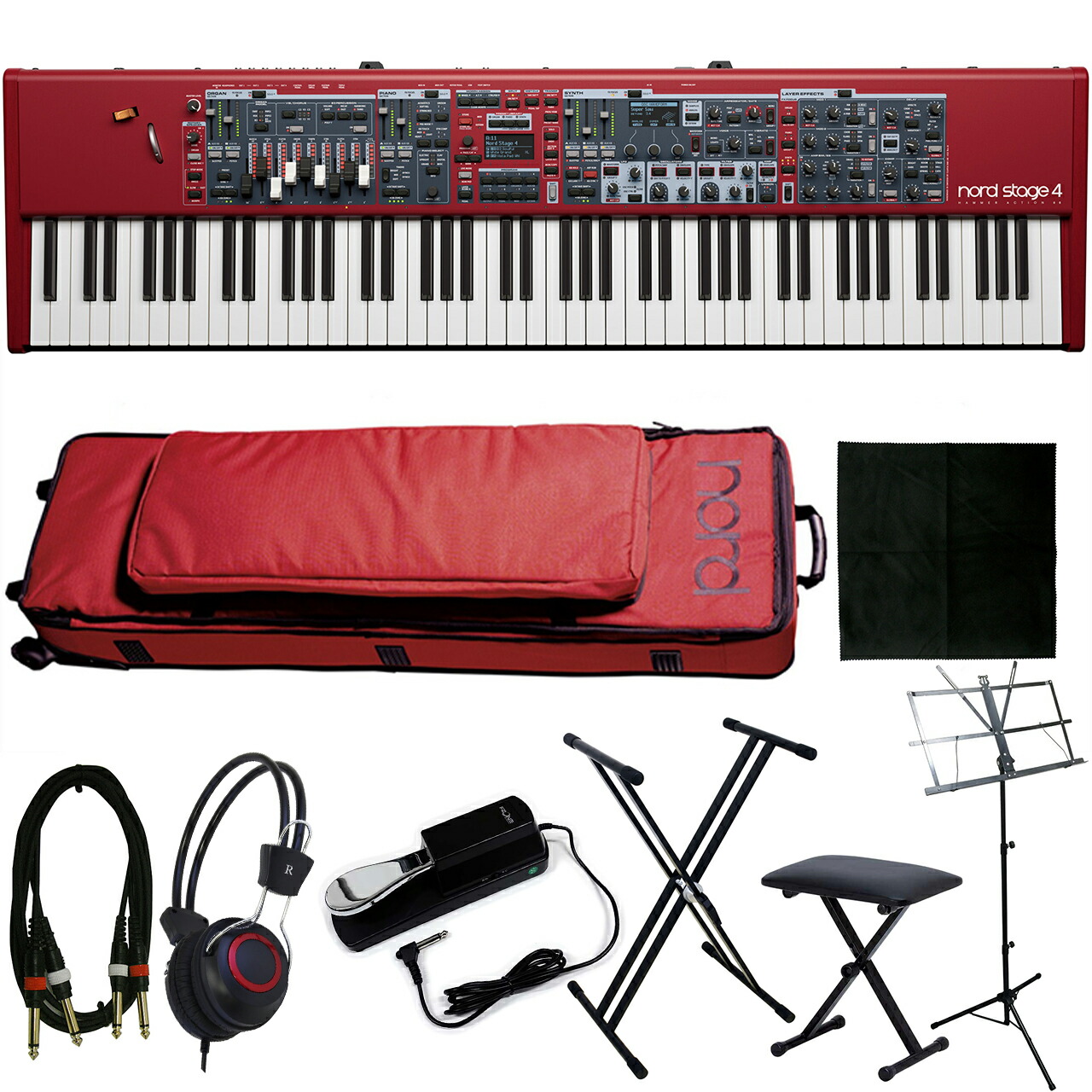 NORD CLAVIA ［在庫1点限り］ Nord Stage 4 88 ライブセット ステージキーボード 88鍵盤