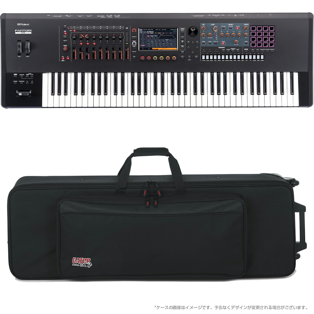 楽天市場】Roland ローランド FANTOM-08 ケースセット シンセサイザー