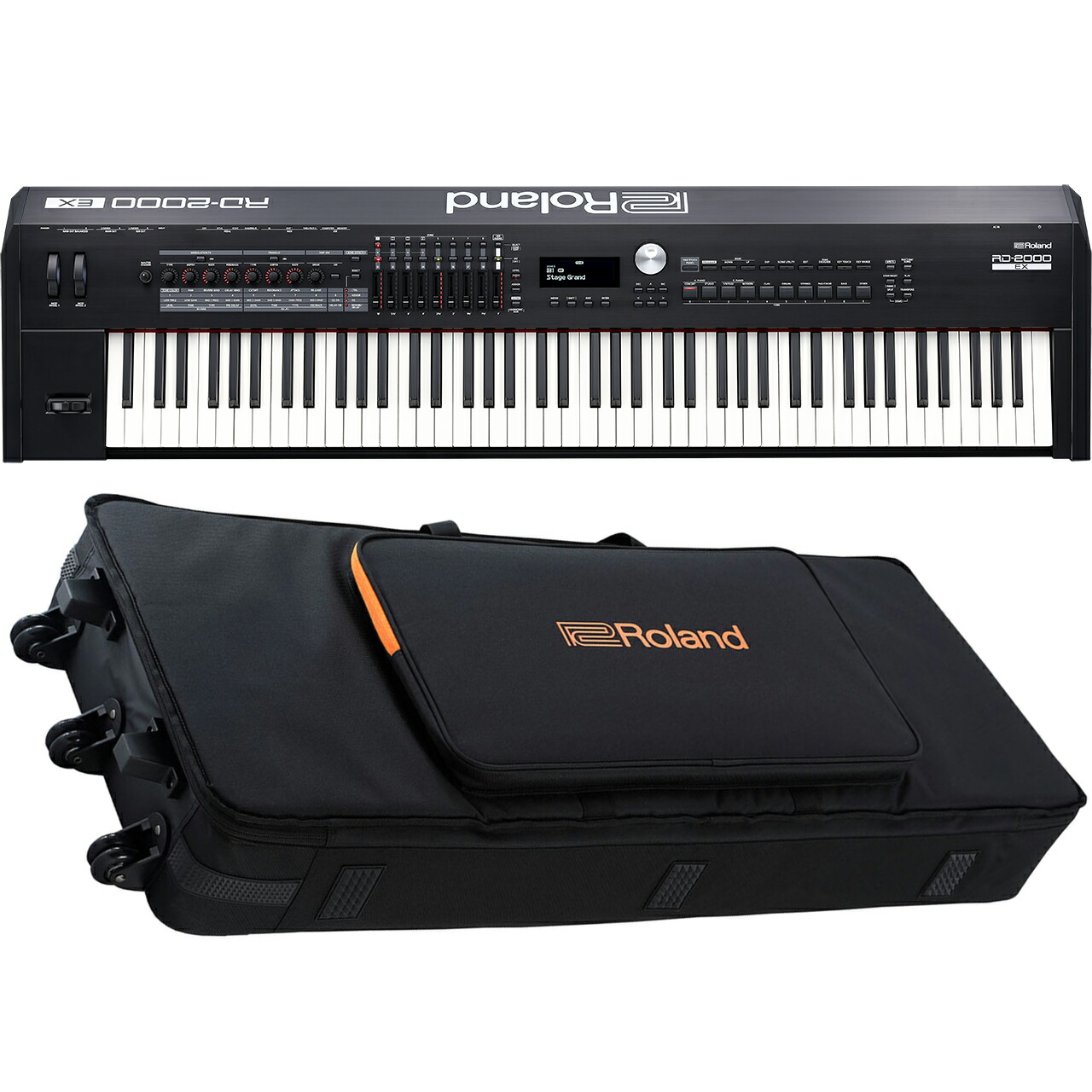 楽天市場】Roland ローランド RD-2000 EX ケースセット ステージピアノ