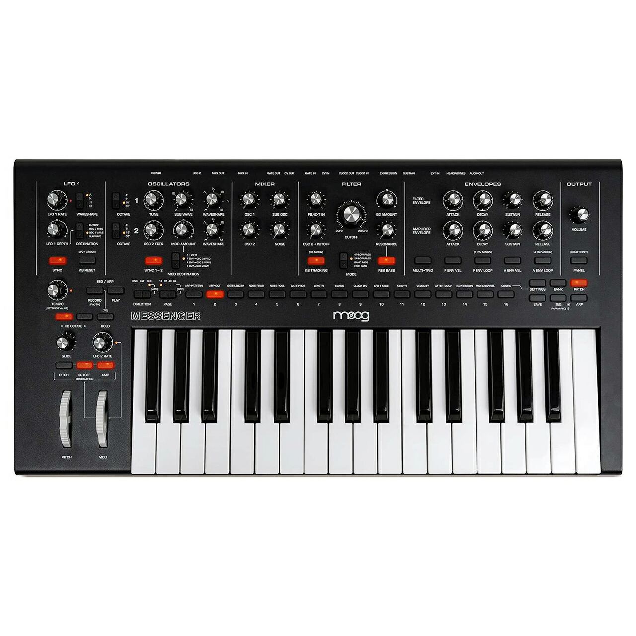 Moog SUB PHATTY アナログシンセサイザー Sub Phatty – moog