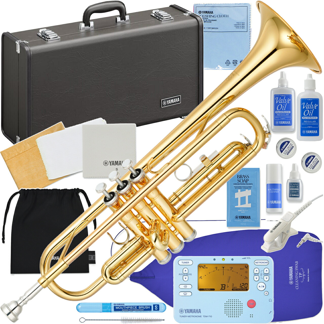 楽天市場】YAMAHA ヤマハ YTR-2330 トランペット ラッカー ゴールド