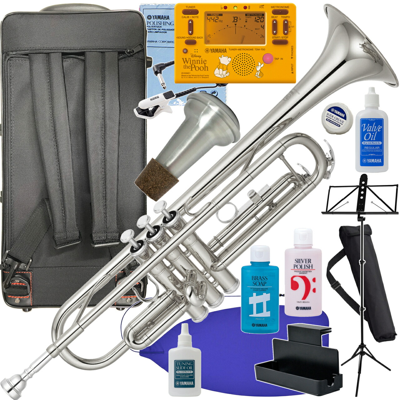 YAMAHA・ヤマハ　トランペット本体 銀メッキ YTR3335 YAMAHA ヤマハ YTR-8335S トランペット 正規品 Xeno ゼノ 銀