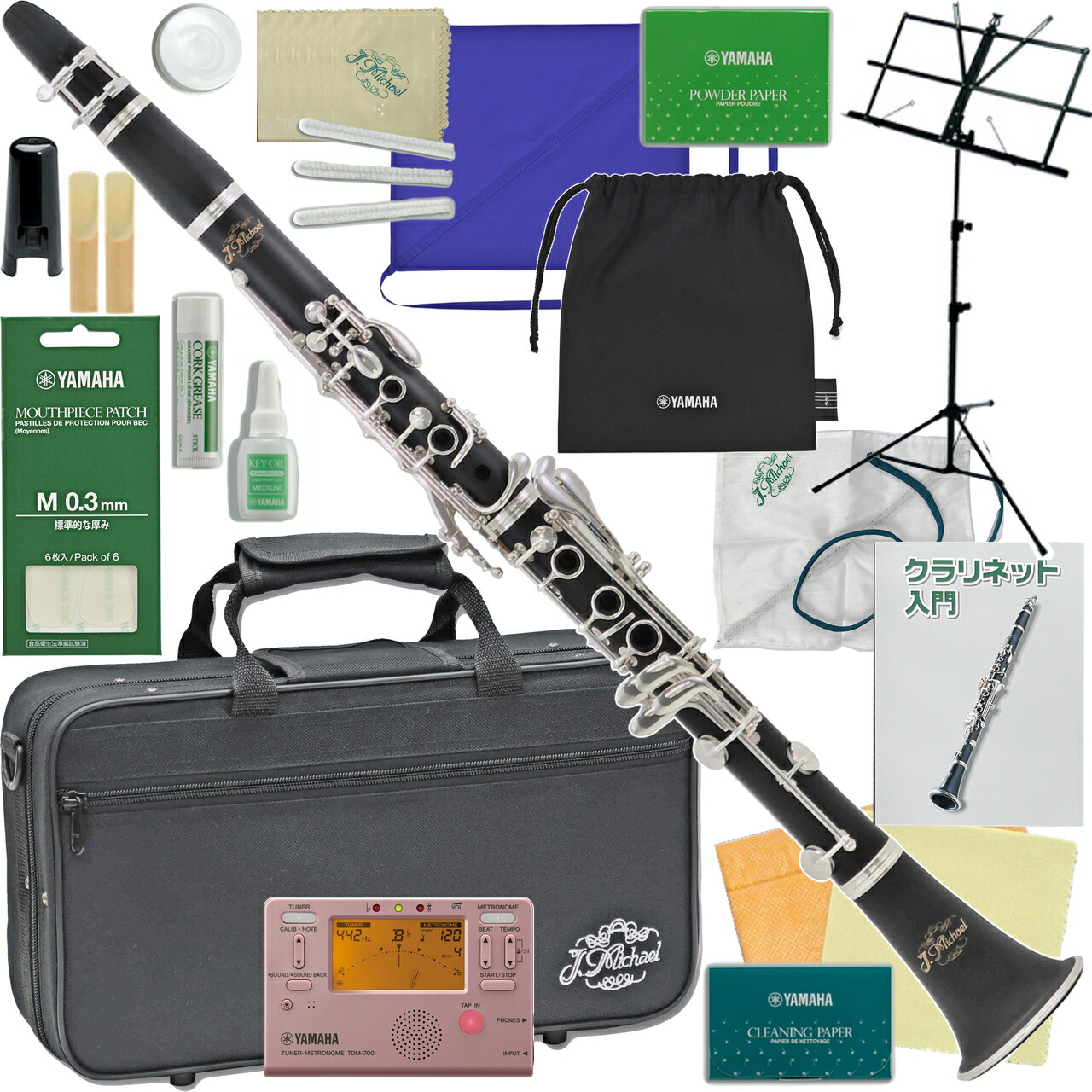 楽天市場】J Michael Jマイケル 3年保証 CL-360 クラリネット ABS樹脂