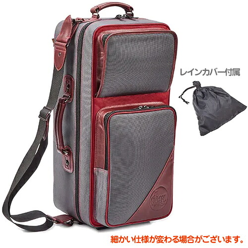 GARD BAGS ガードバックス 4-EHSG-C ダブル トランペットケース アウトレット ファイバーグラス グレー ナイロン レッド ハイライト　以下は対応不可 北海道 沖縄 離島