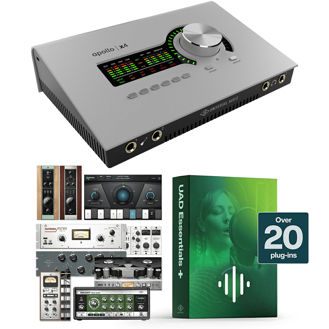 Universal Audio ユニバーサル オーディオ Apollo x4 | Gen 2 Essentials+ Edition|ワタナベ楽器 SHOP