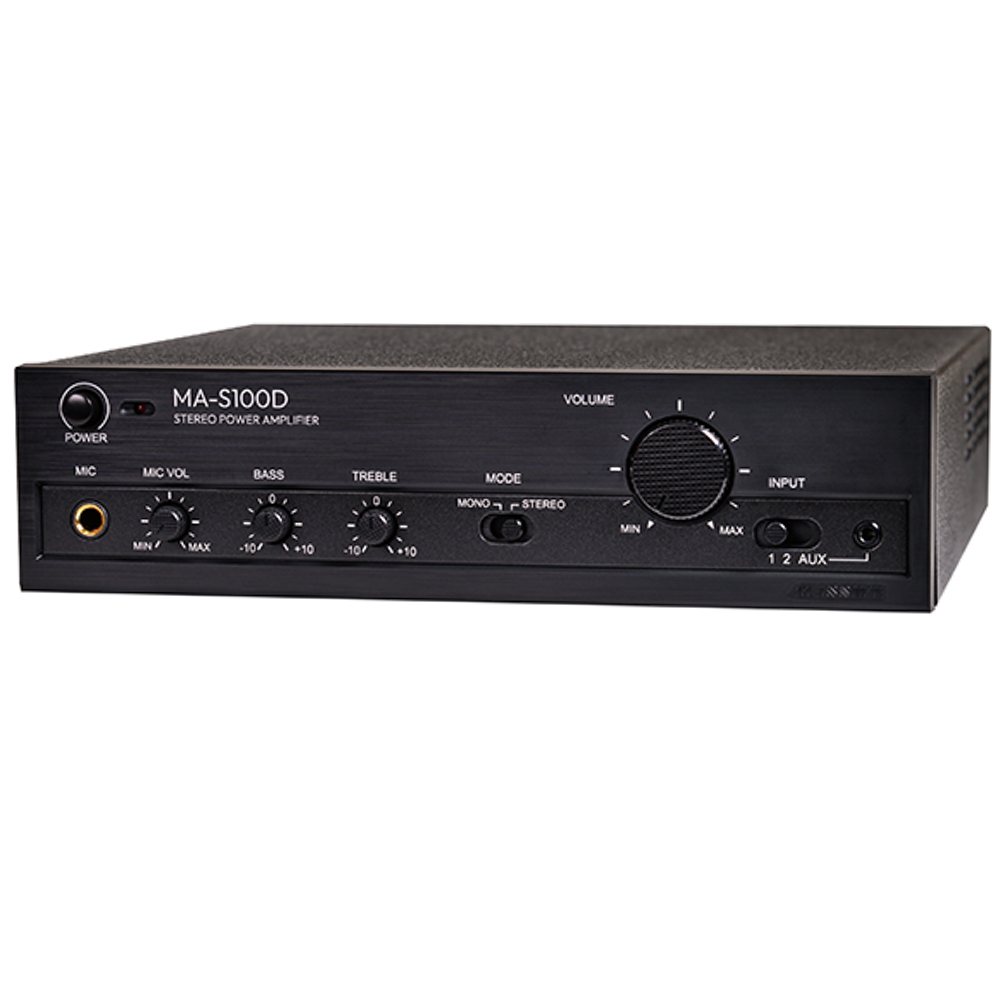 MASSIVE マッシブ MA-S100D ◆ パワーアンプ ( ハイ・ロー兼用 ) デジタルパワーアンプ ステレオ【2月27日時点、在庫あり 】