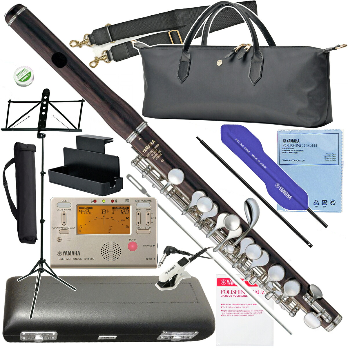 YAMAHA ヤマハ YPC-32 メンテナンス済 ピッコロ 管楽器 Eメカ付き 114926-4.jpg