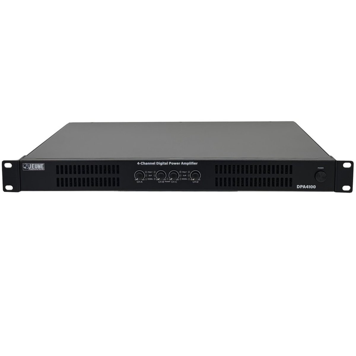 JEUME ジューム DPA4100 4ch × 100W (8Ω) 1Ｕラックマウント デジタルパワーアンプ【4月3日時点、在庫あり 】