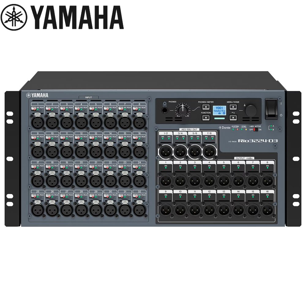 楽天市場】YAMAHA ヤマハ Rio3224-D2 ◇ Dante対応 I/O ラックアナログ