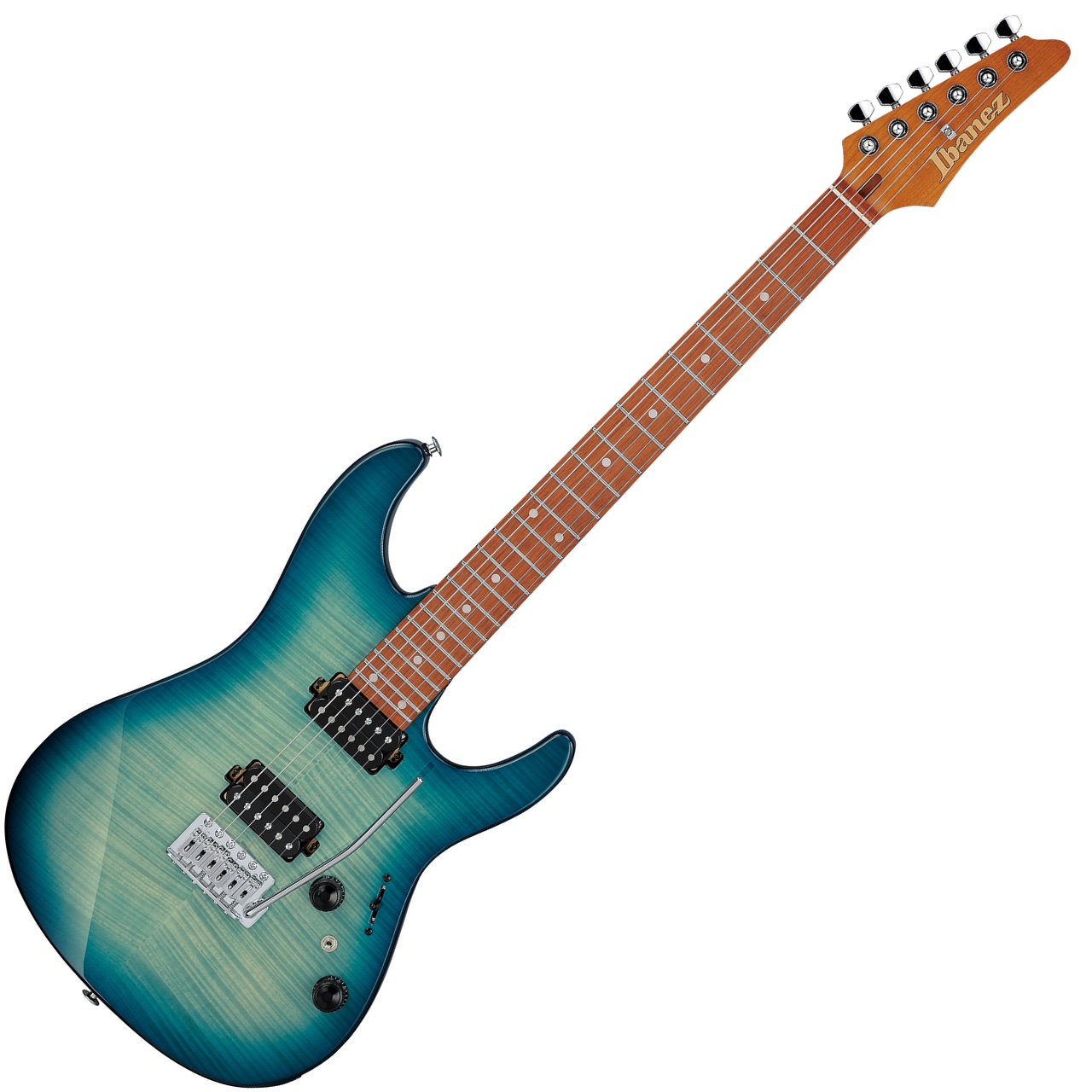Ibanez アイバニーズ AZ24S1F TXB AZ スタンダード エレキギター Transparent Turquoise Burst