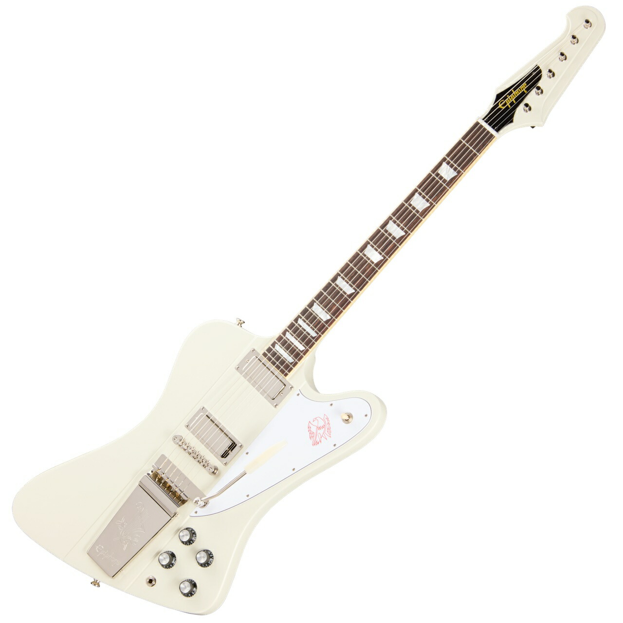 Epiphone エピフォン 1963 Firebird V Reissue With Maestro Vibrola Polaris White ファイヤバード マエストロ・ビブラート【 春特価 】
