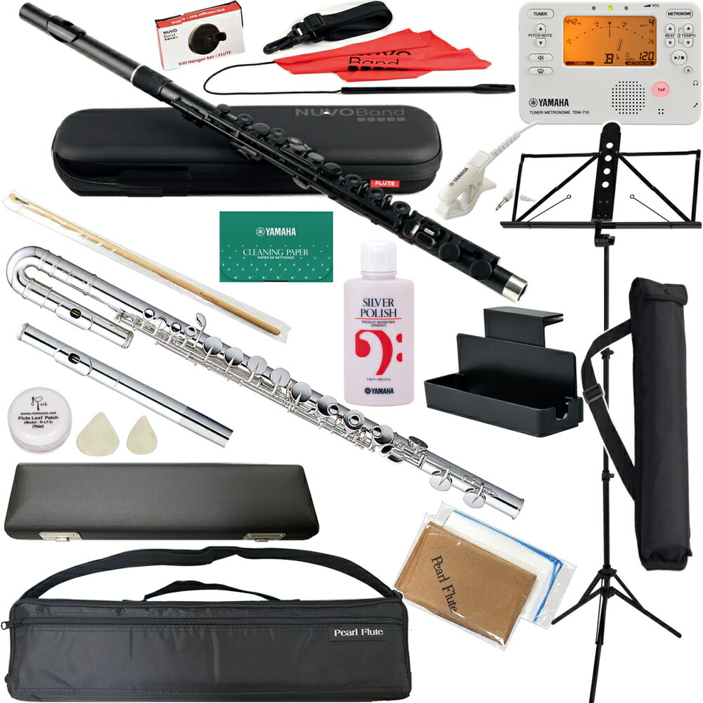 Pearl Flute パールフルート PFA-201ESU アルトフルート リッププレート 銀製 Ag925 U字 ストレート 頭部管 Eメカ alto flute PFA201ESU セットE　北海道 沖縄 離島 代引不可