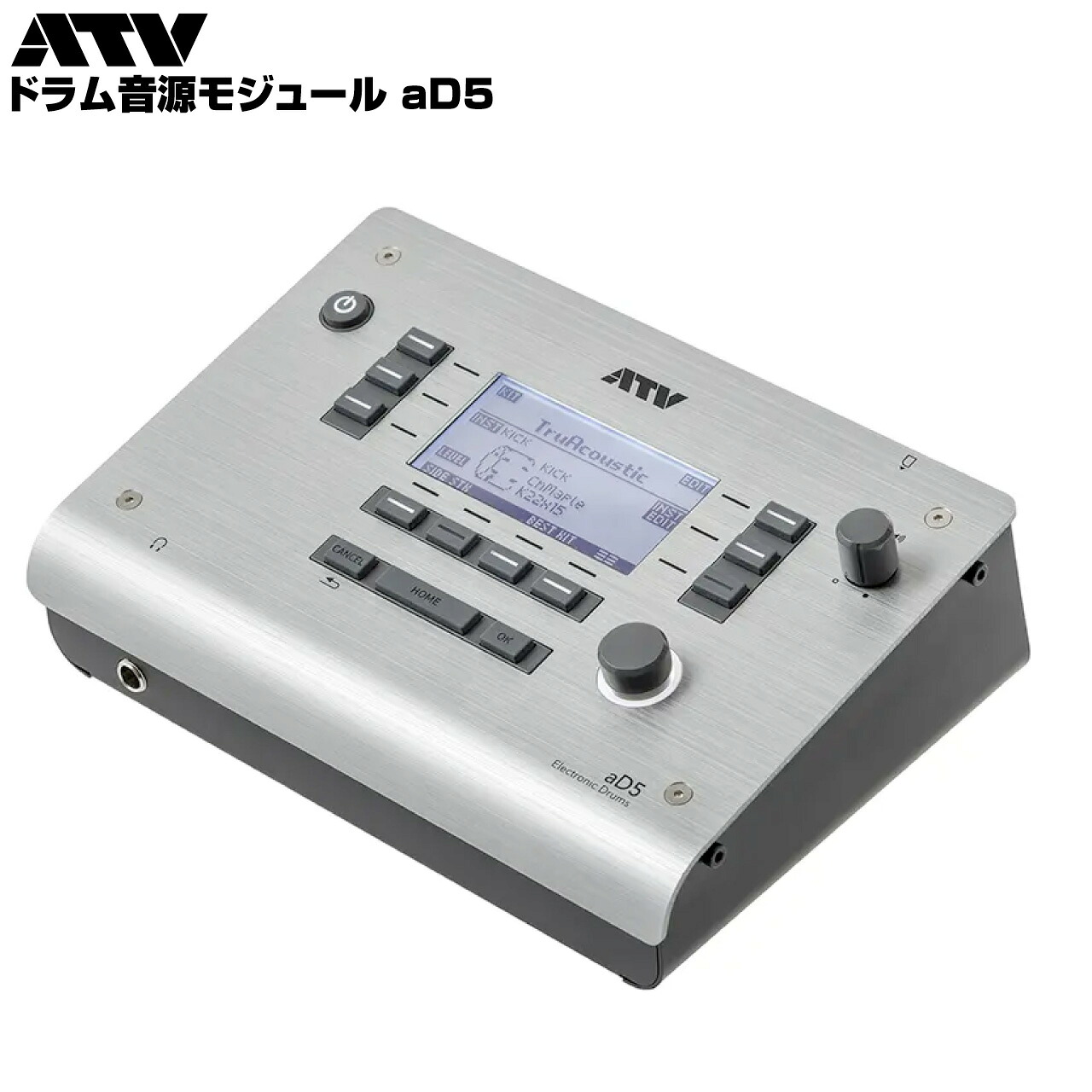 ATV (エーティーブイ) ドラム音源モジュール aD5 aDrums 電子ドラム エレドラ 単品【aD5】 DTM 宅録 レコーディング 生音 本格的 自宅練習|ワタナベ楽器 SHOP