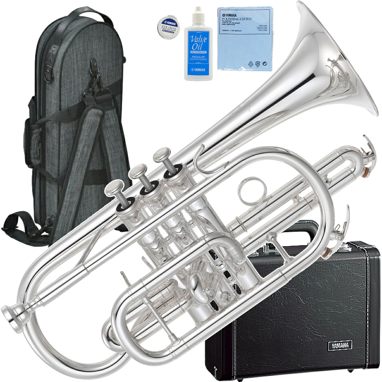 楽天市場】YAMAHA ヤマハ YCR-8620S E♭ コルネット 銀メッキ イエロー