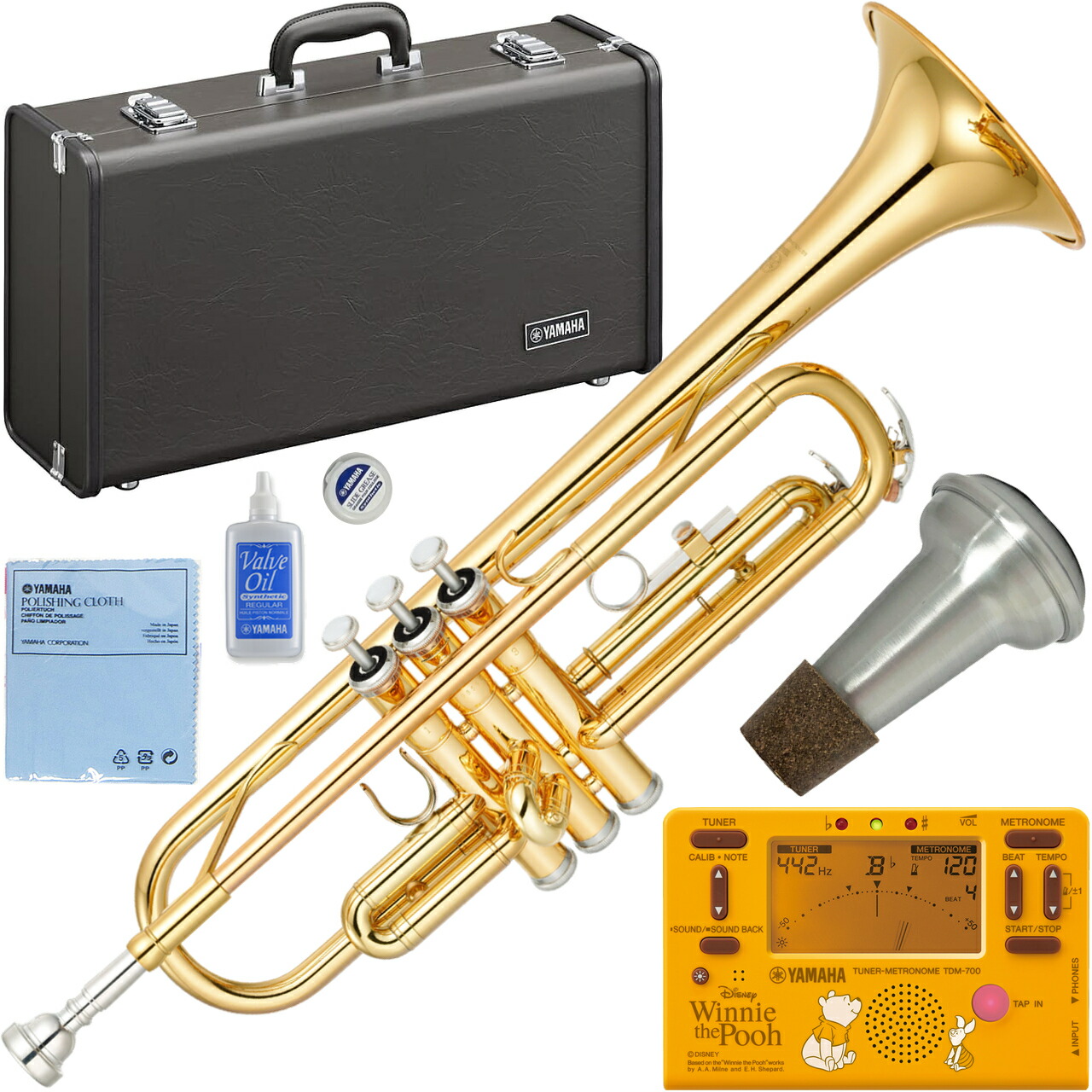 YAMAHA トランペット YTR-2330（付属品付き）【おんぷ♪】 Amazon | YAMAHA YTR-2330 トランペット 初心者セット