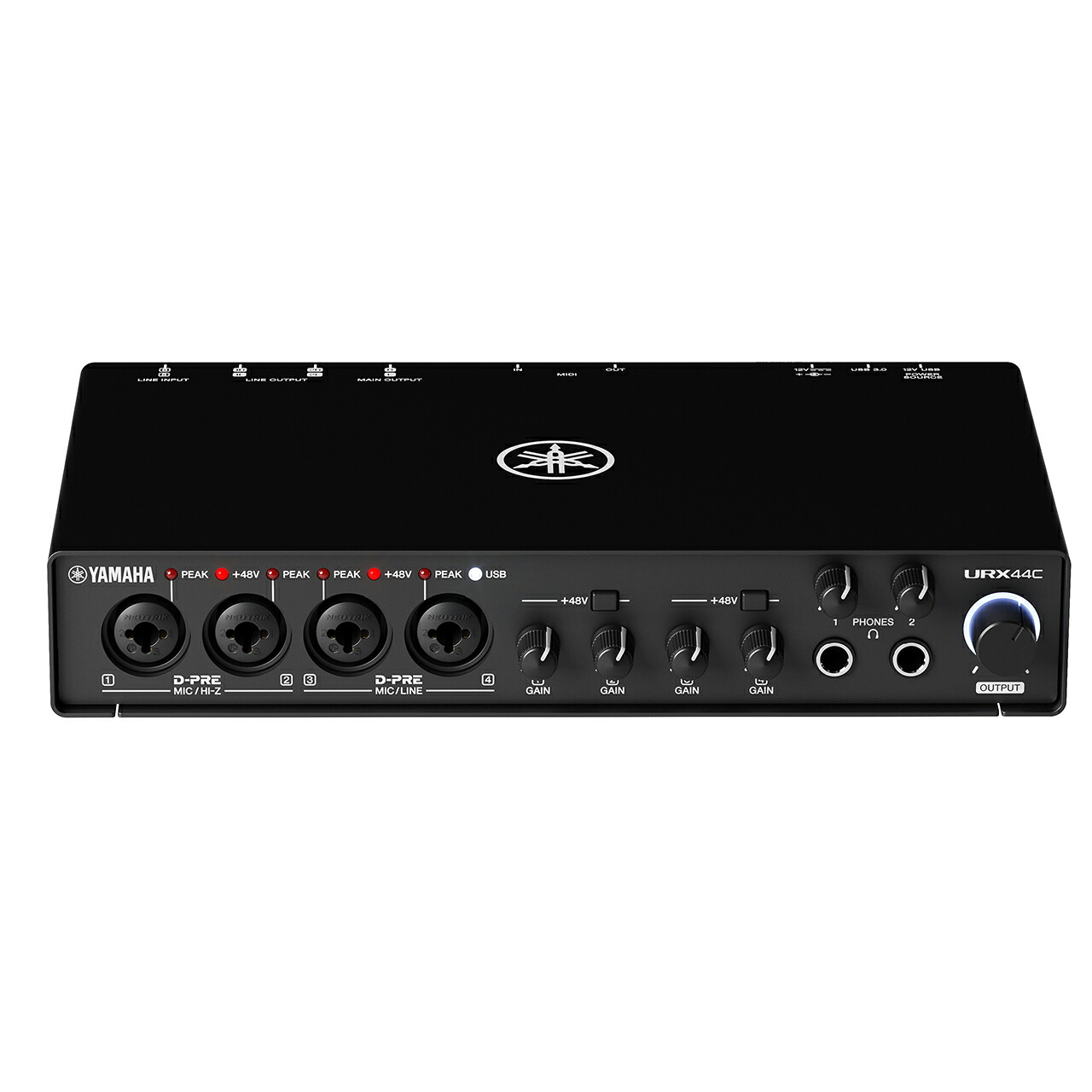 YAMAHA ヤマハ URX44C オーディオインターフェイス ブラック