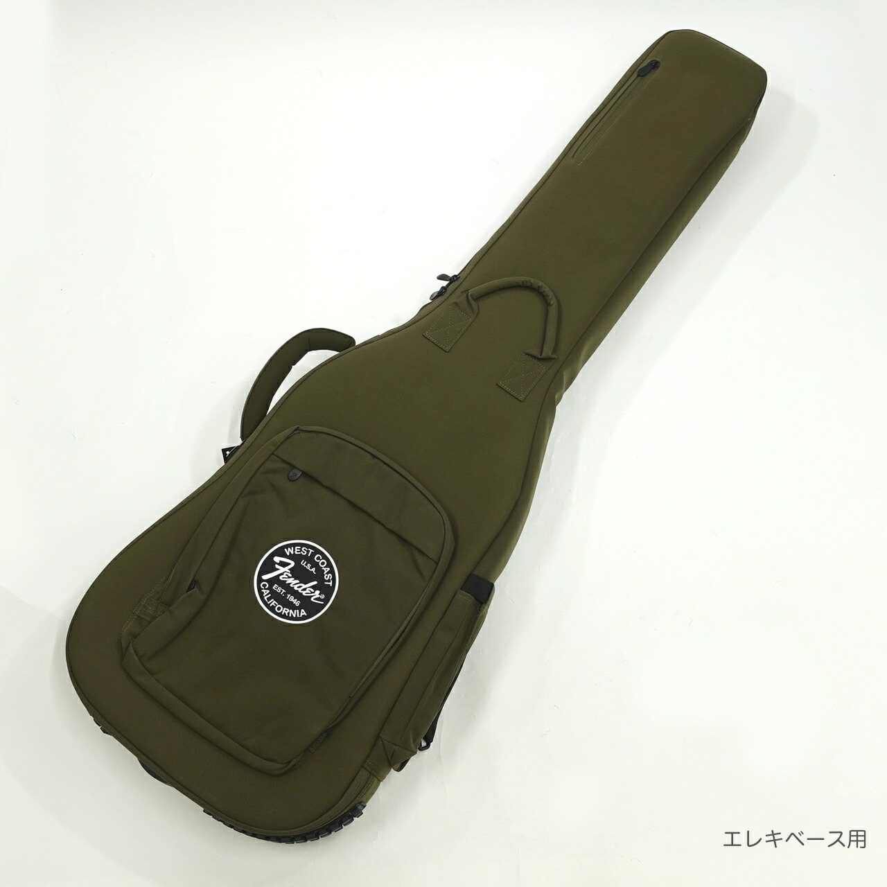 Fender フェンダー Troubadour Electric Bass Gig Bag Olive エレキベース用 ギグバッグ オリーブ【WFC070】 ギグケース ジャズベース プレシジョンベース