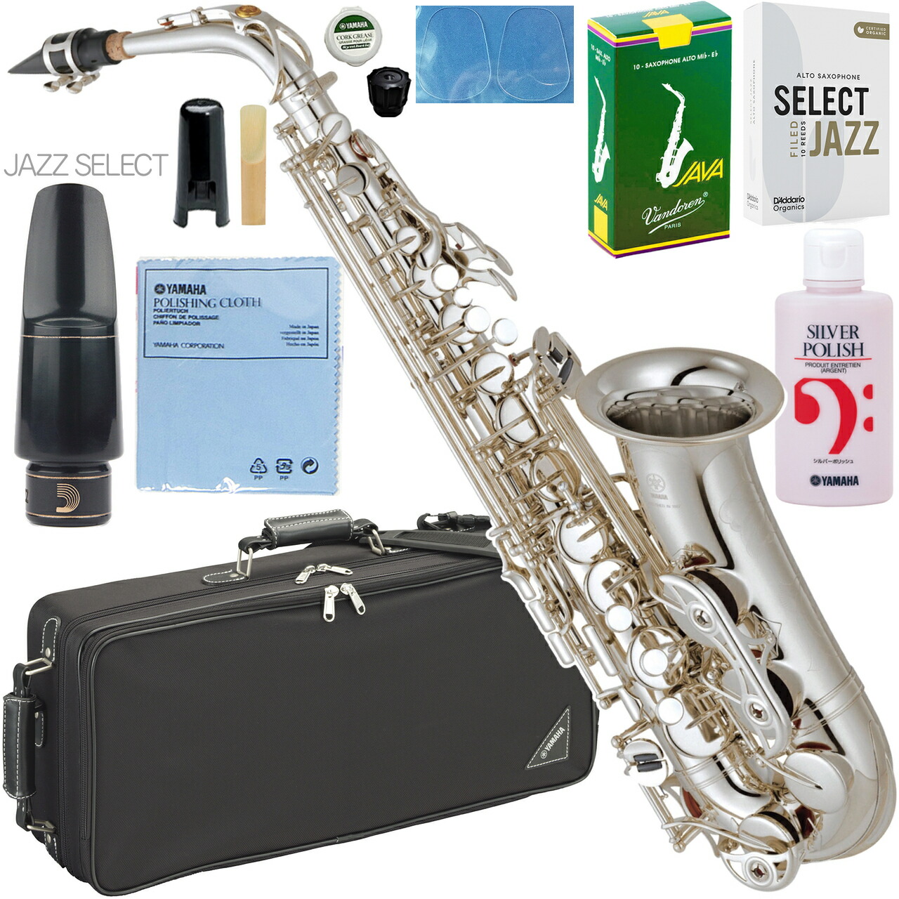 楽天市場】YAMAHA ヤマハ YAS-62S アルトサックス 銀メッキ