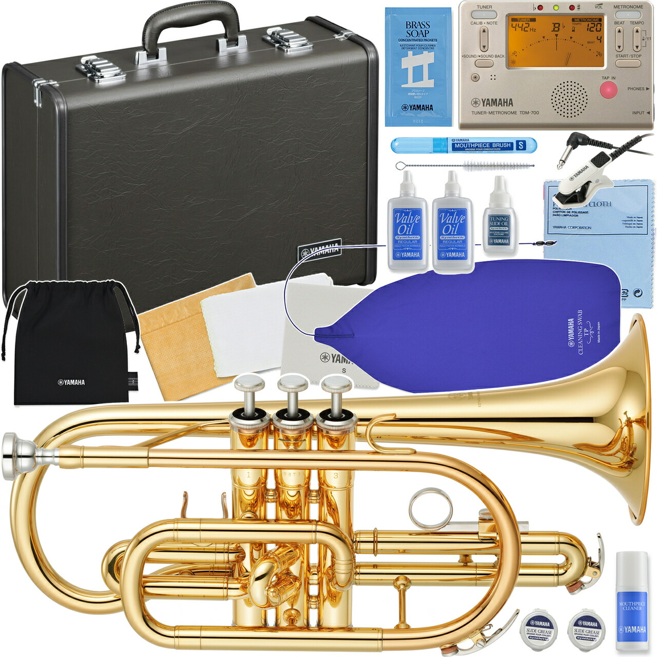 楽天市場】YAMAHA ヤマハ YCR-4330GII コルネット ラッカー ゴールド
